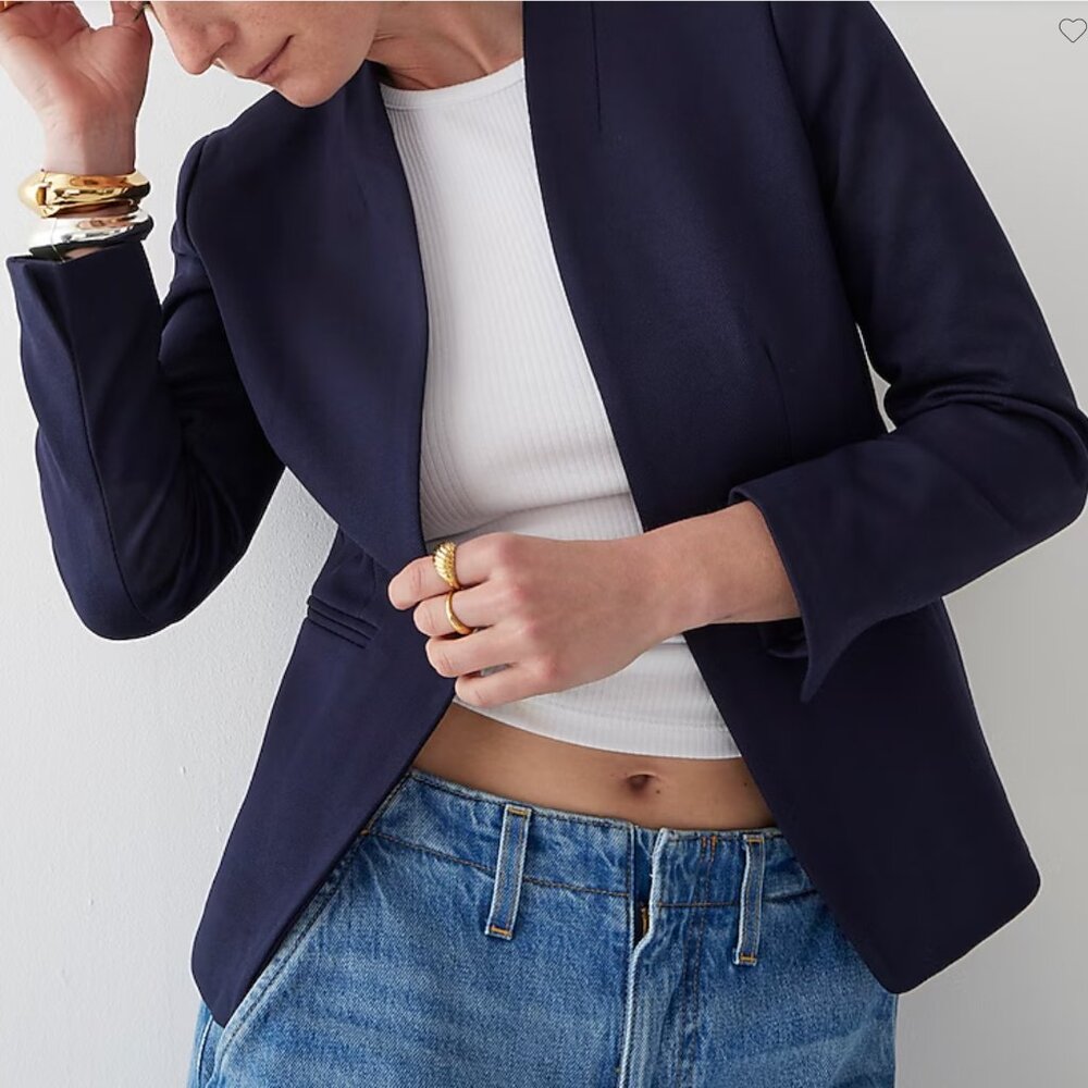 J.Crew Navy Blazer - Size 4